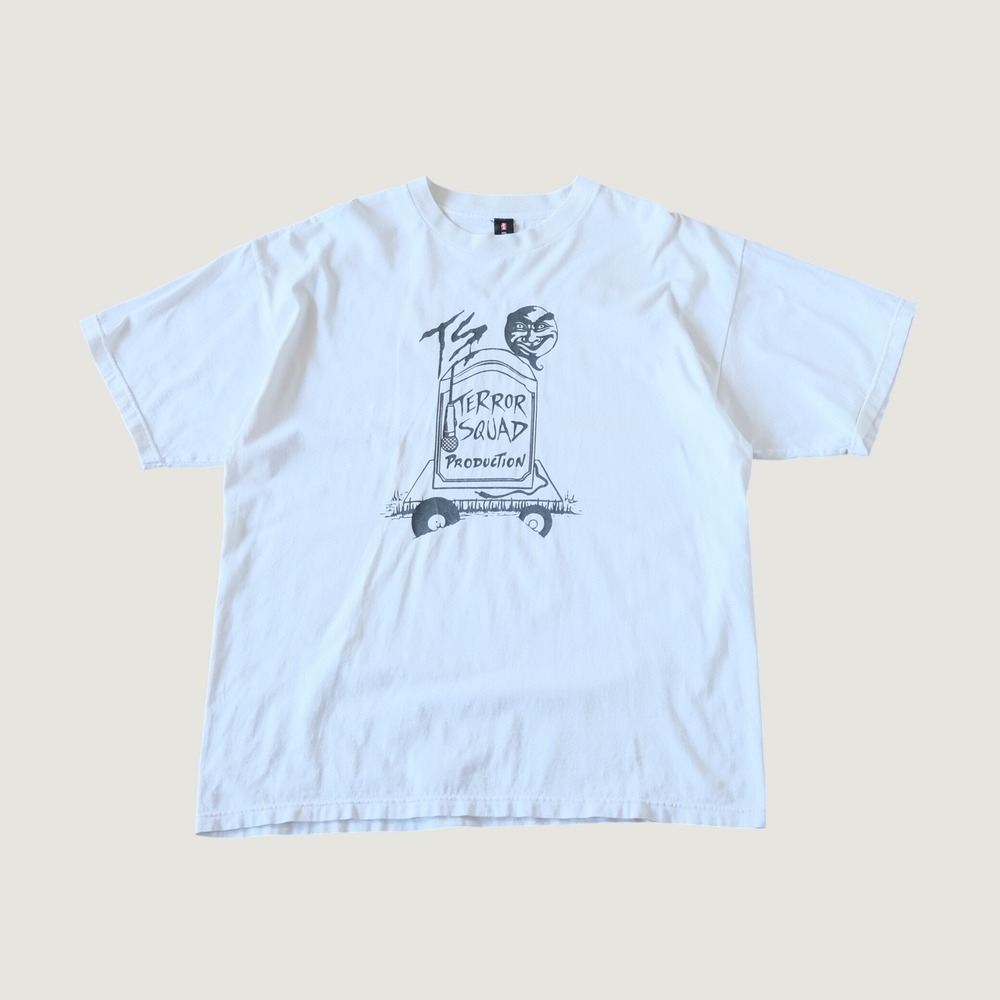 Levi's Terror Squad Production T Shirt Mens White Vintage Rap Tee XXL Graphic